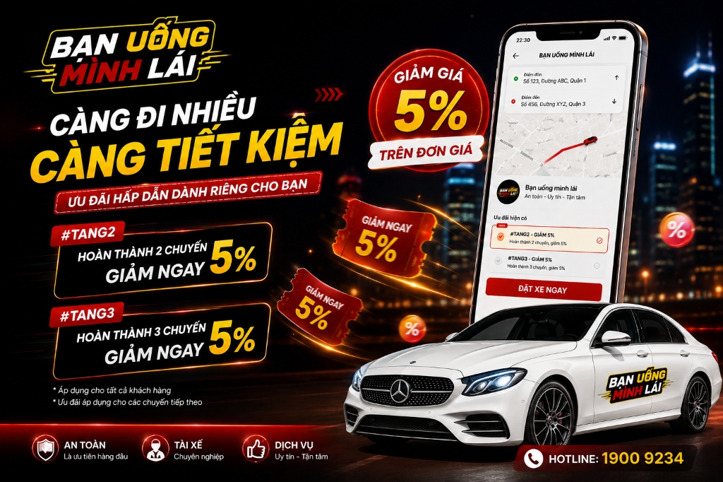 Càng đi nhiều càng tiết kiệm